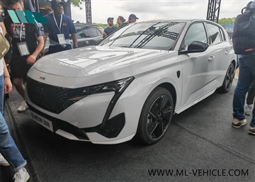Peugeot E-308 Newydd, Gydag Ystod O 400km, Yn Gwneud Ei Ddebut yn y Byd Go Iawn.