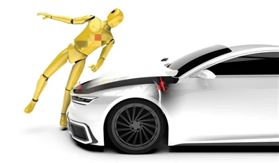 Beth yw amddiffyn cerddwyr mewn automobiles?