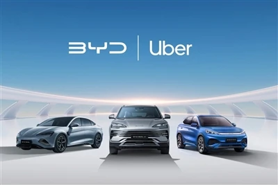 BYD Ac Uber yn Cydweithio i Ddefnyddio 100,000 o Gerbydau Trydan yn Fyd-eang