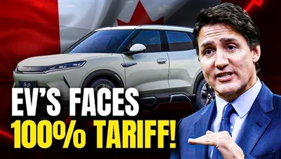 Canada yn Cyhoeddi Tariff 100% Ar Gerbydau Trydan a Wnaed yn Tsieineaidd