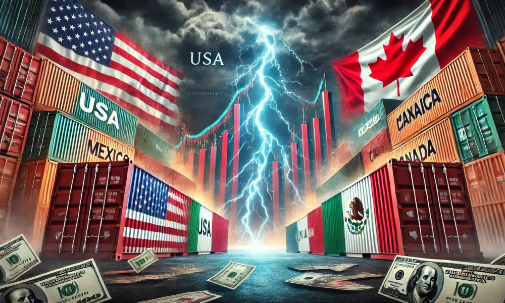 Tensiynau Masnach yn Cynyddu! Mae Trump yn bwriadu gosod Tariffau o 25% ar Dd...